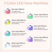 TA/Lights 7-Colour LED Light Therapy Dome (Face Tunnel) – Red/Blue/Green LED Face Mask Alternative