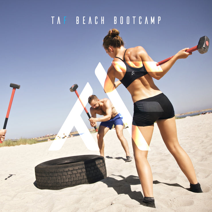 Beach Bootcamp - Full body - Group workouts - Bodyweight - Meditation Breathwork
